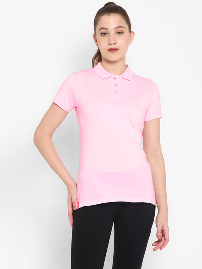 Appulse Women's Sports Polo T-Shirt | Women | Premium Cotton | Activewear | Athleisure