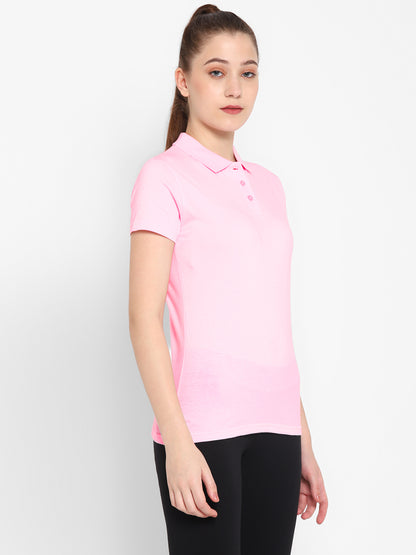 Appulse Women's Sports Polo T-Shirt | Women | Premium Cotton | Activewear | Athleisure
