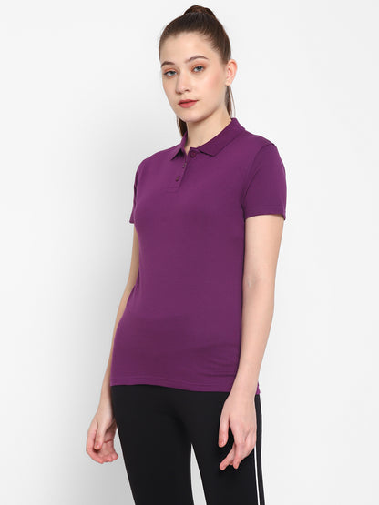 Appulse Women's Sports Polo T-Shirt | Women | Premium Cotton | Activewear | Athleisure