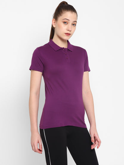 Appulse Women's Sports Polo T-Shirt | Women | Premium Cotton | Activewear | Athleisure