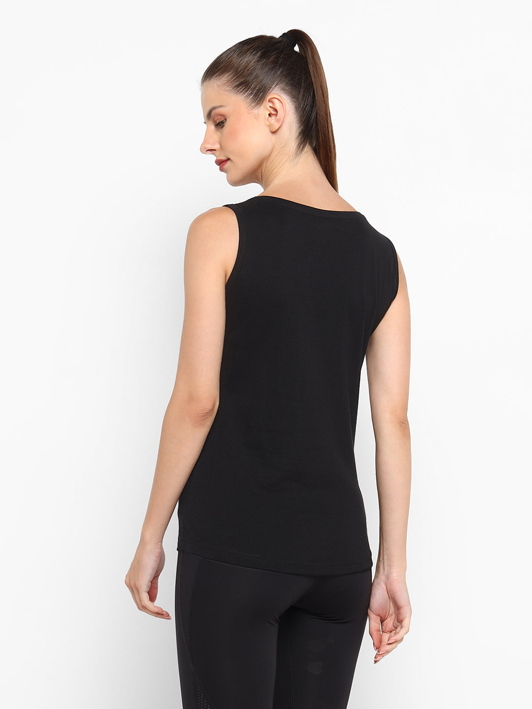 Ap'pulse Women's Short Sleeve Round Neck Shoulder Mesh Tshirt