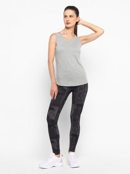 Ap'pulse Women's Short Sleeve Round Neck Shoulder Mesh Tshirt