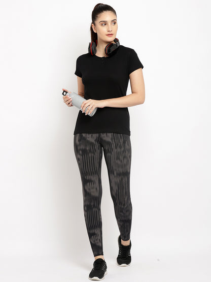 Appulse Women's Short Sleeve Henley T-Shirt | Women | Premium Cotton | Activewear | Athleisure
