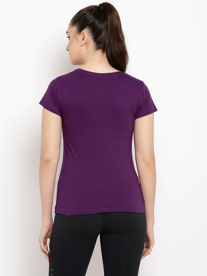 Appulse Women's Short Sleeve Henley T-Shirt | Women | Premium Cotton | Activewear | Athleisure