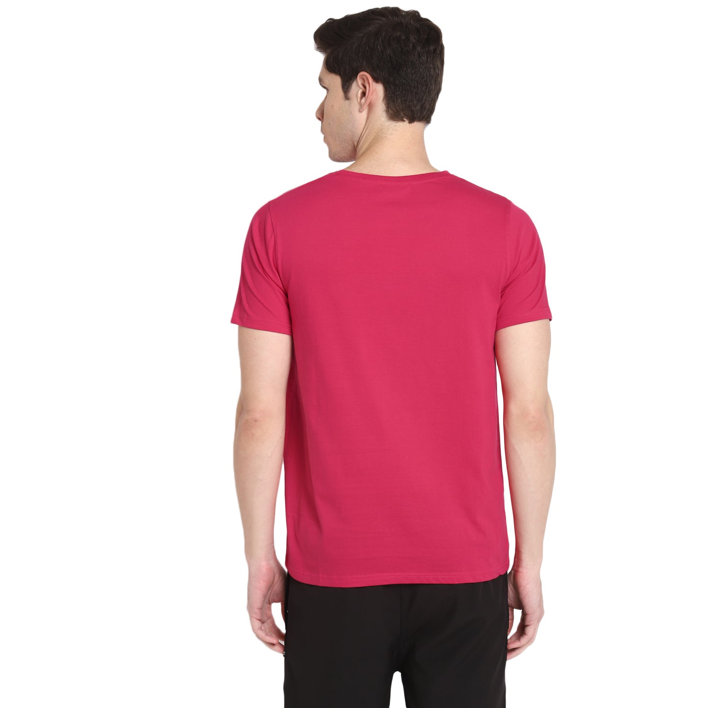 Ap'pulse Men's Short Sleeve Round Neck Tshirt(Pack of 2)