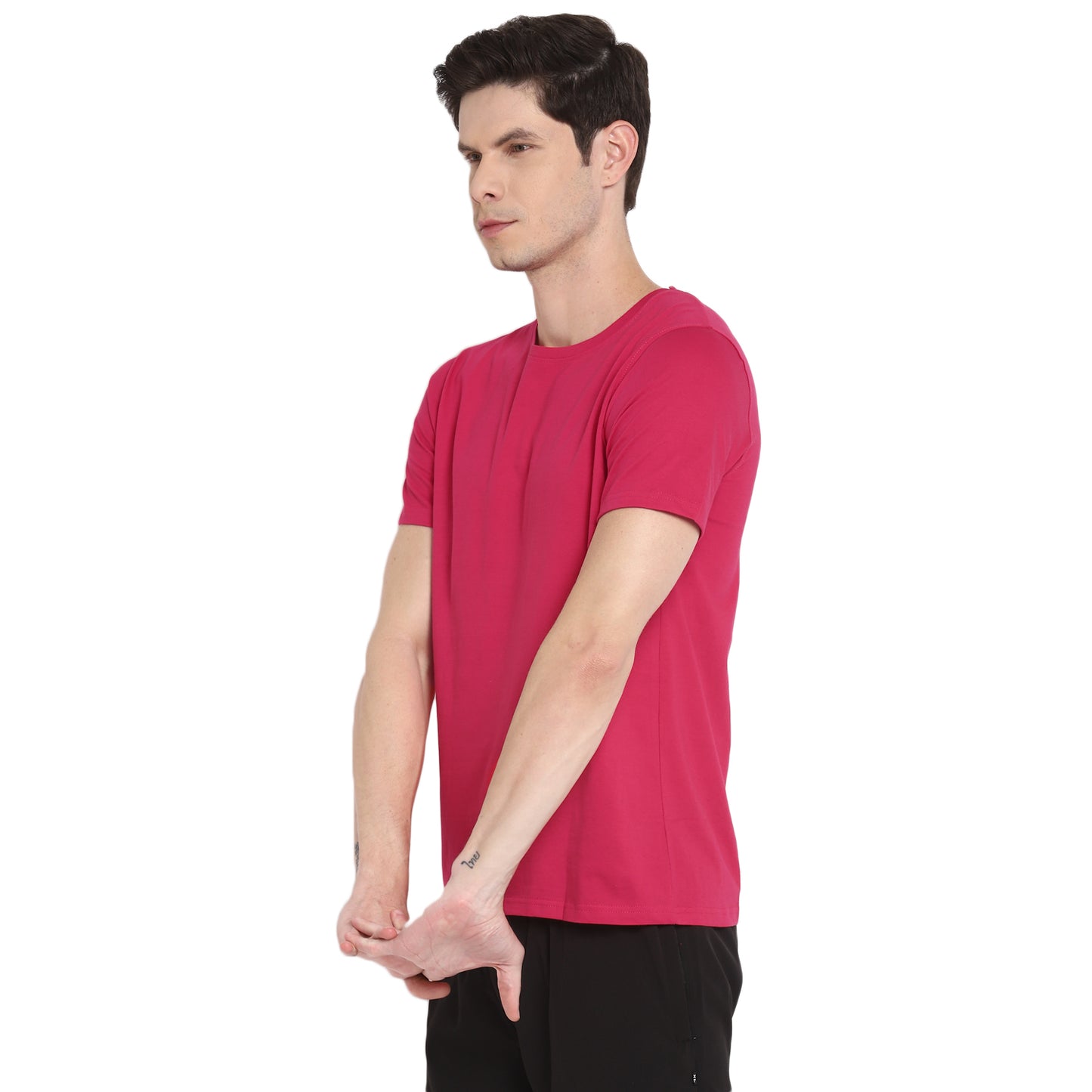 Ap'pulse Men's Short Sleeve Round Neck Tshirt(Pack of 2)