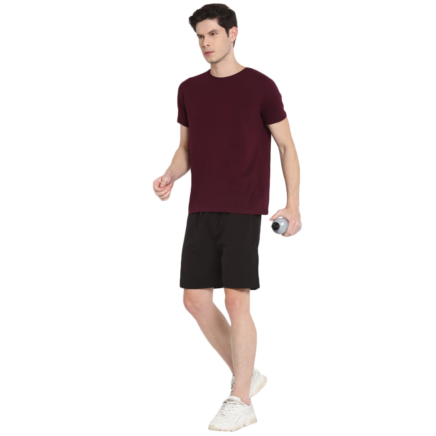 Ap'pulse Men's Short Sleeve Round Neck Tshirt(Pack of 2)