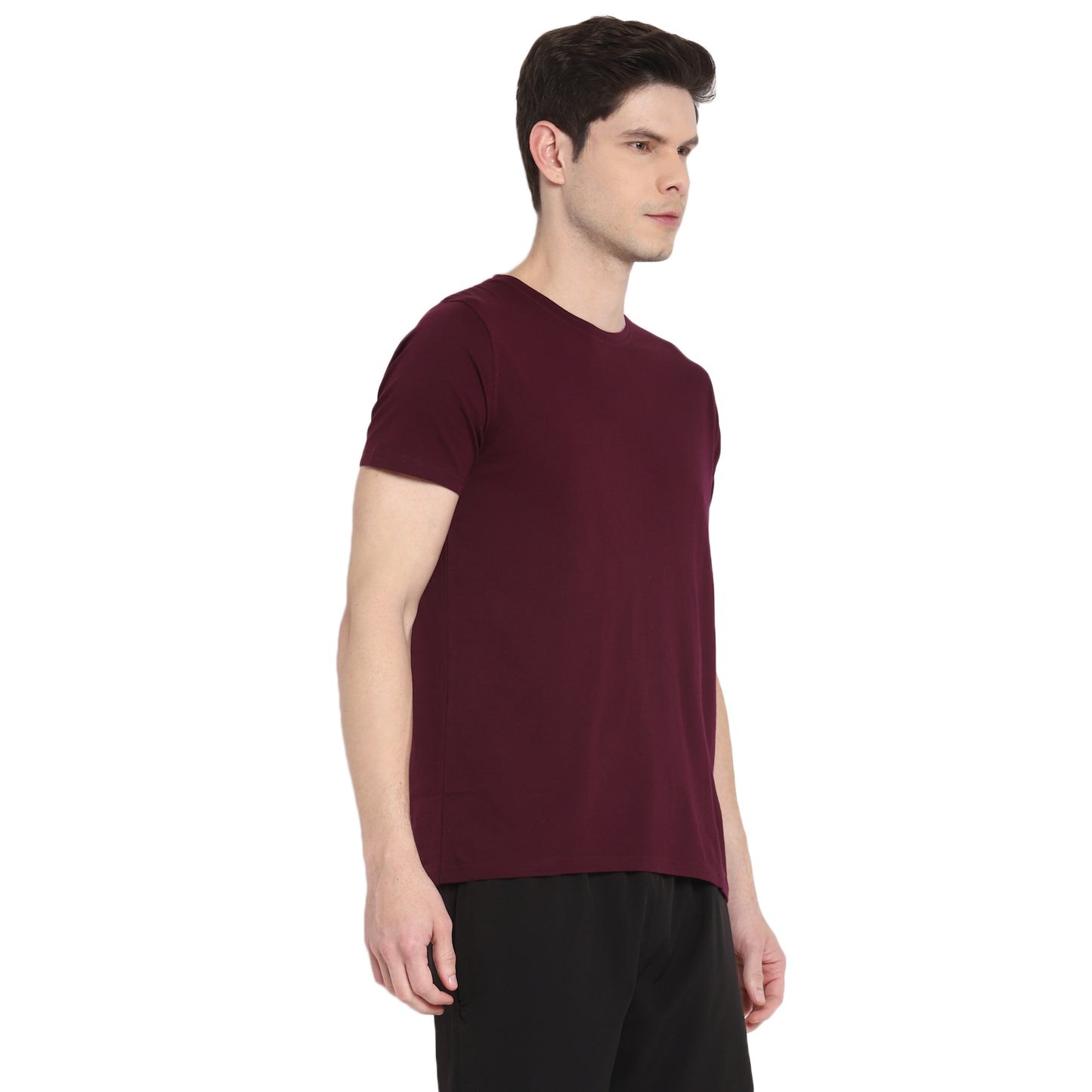 Ap'pulse Men's Short Sleeve Round Neck Tshirt(Pack of 2)