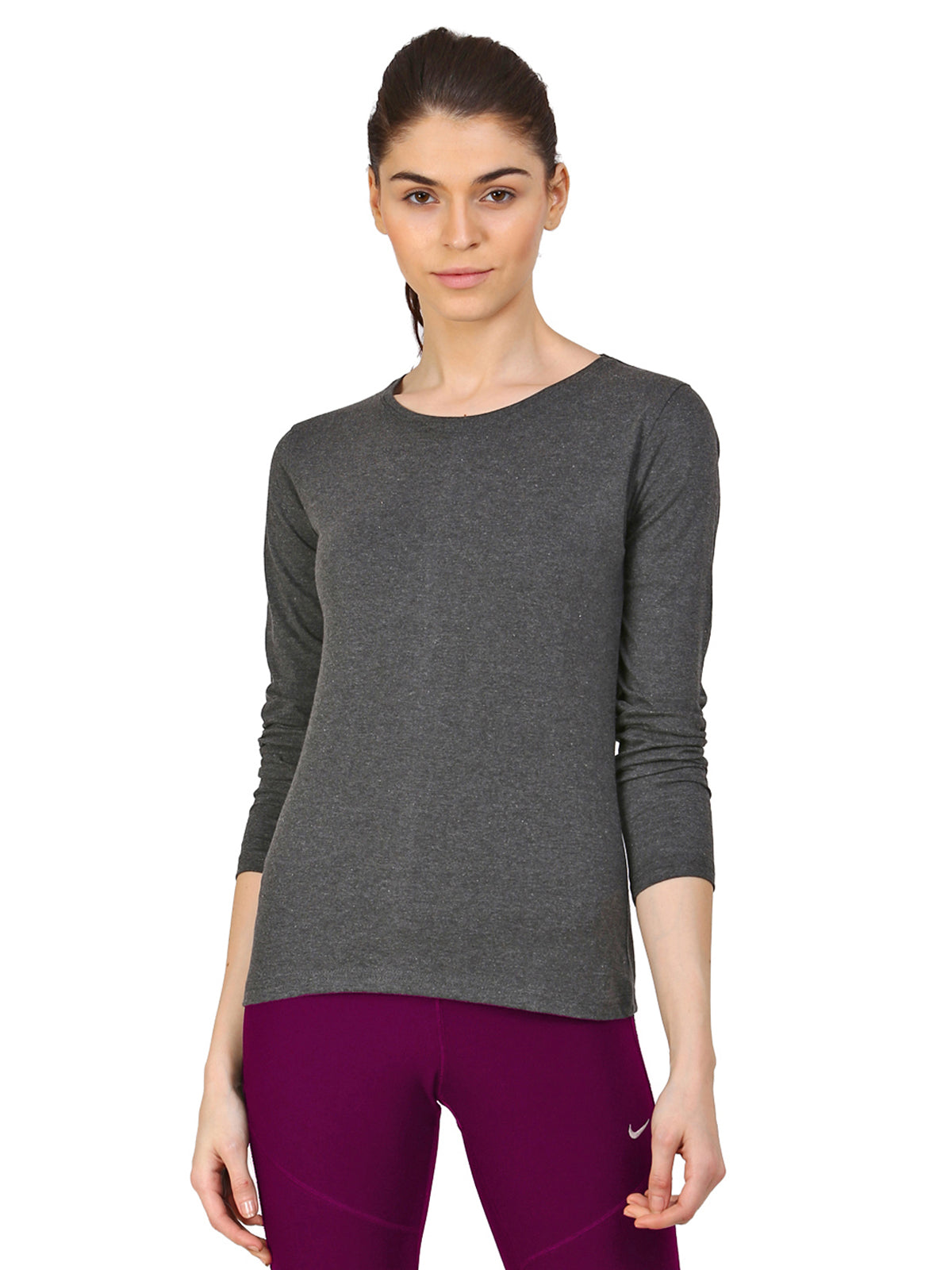 Ap'pulse Women's Long Sleeve Round neck Tshirt