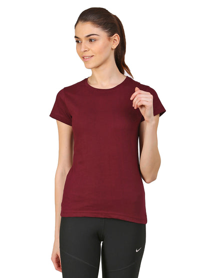 Appulse Women's Short Sleeve Round neck T-Shirt | Women | Premium Cotton | Activewear | Athleisure