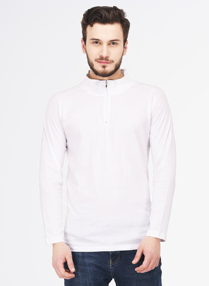 Appulse Men's 1/4 High Neck Zipper Raglan T-Shirt | Men | Premium Cotton | Activewear | Athleisure