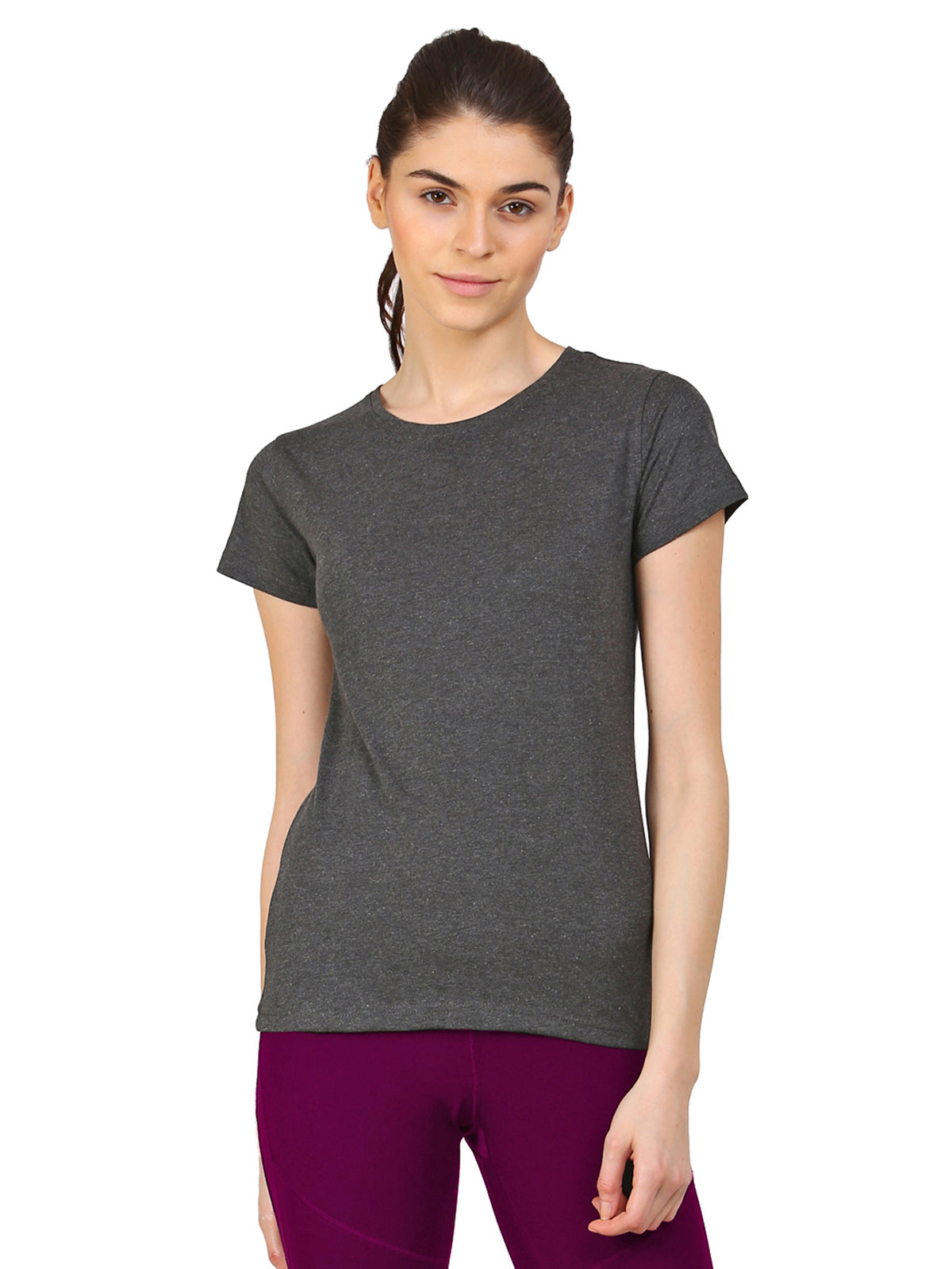 Ap'pulse Women's Short Sleeve Round neck Tshirt