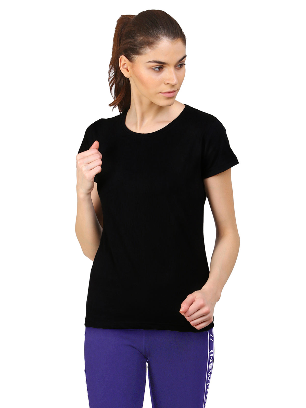 Ap'pulse Women's Short Sleeve Round neck Tshirt