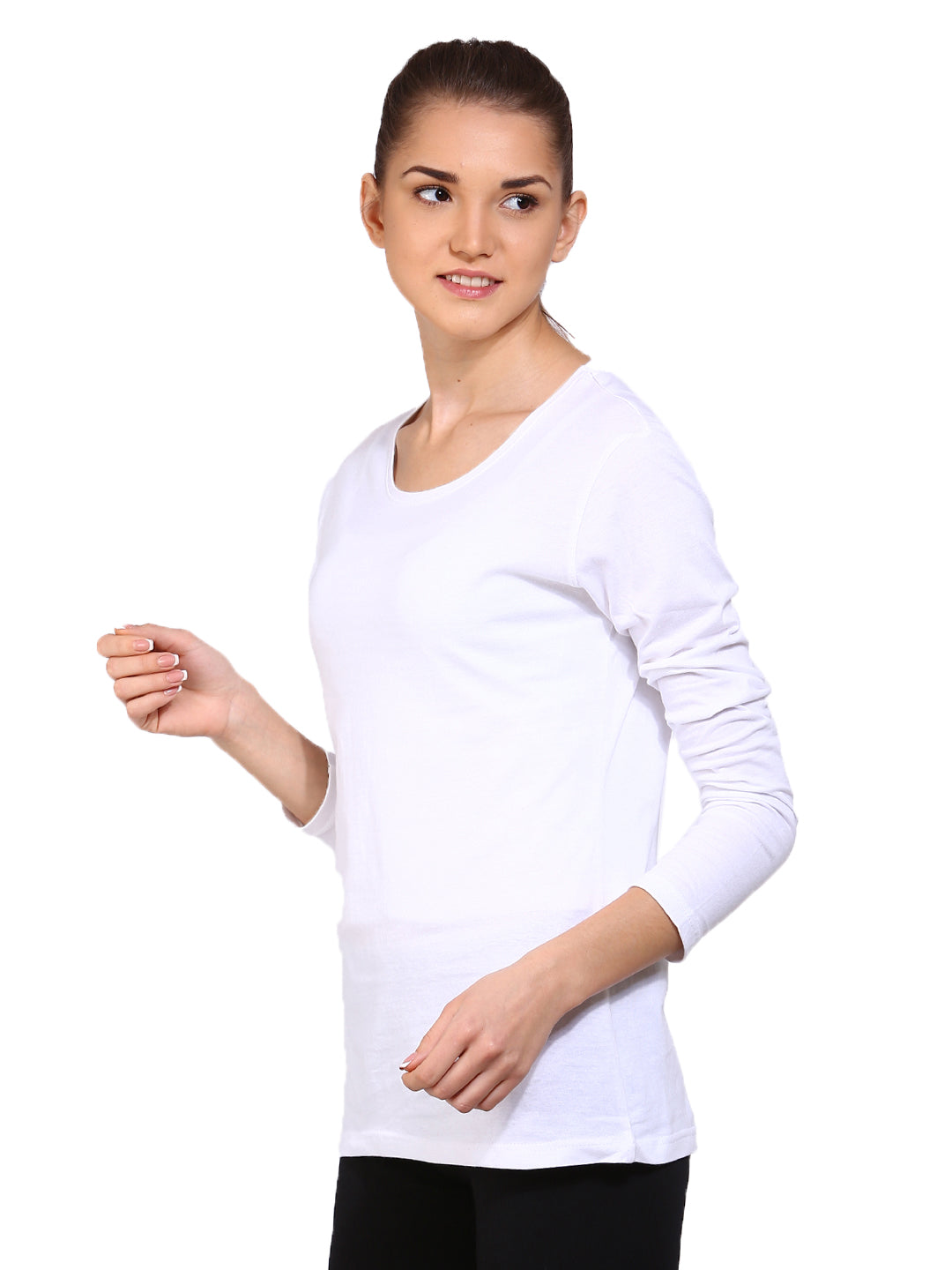 Ap'pulse Women's Long Sleeve Round Neck T-Shirt