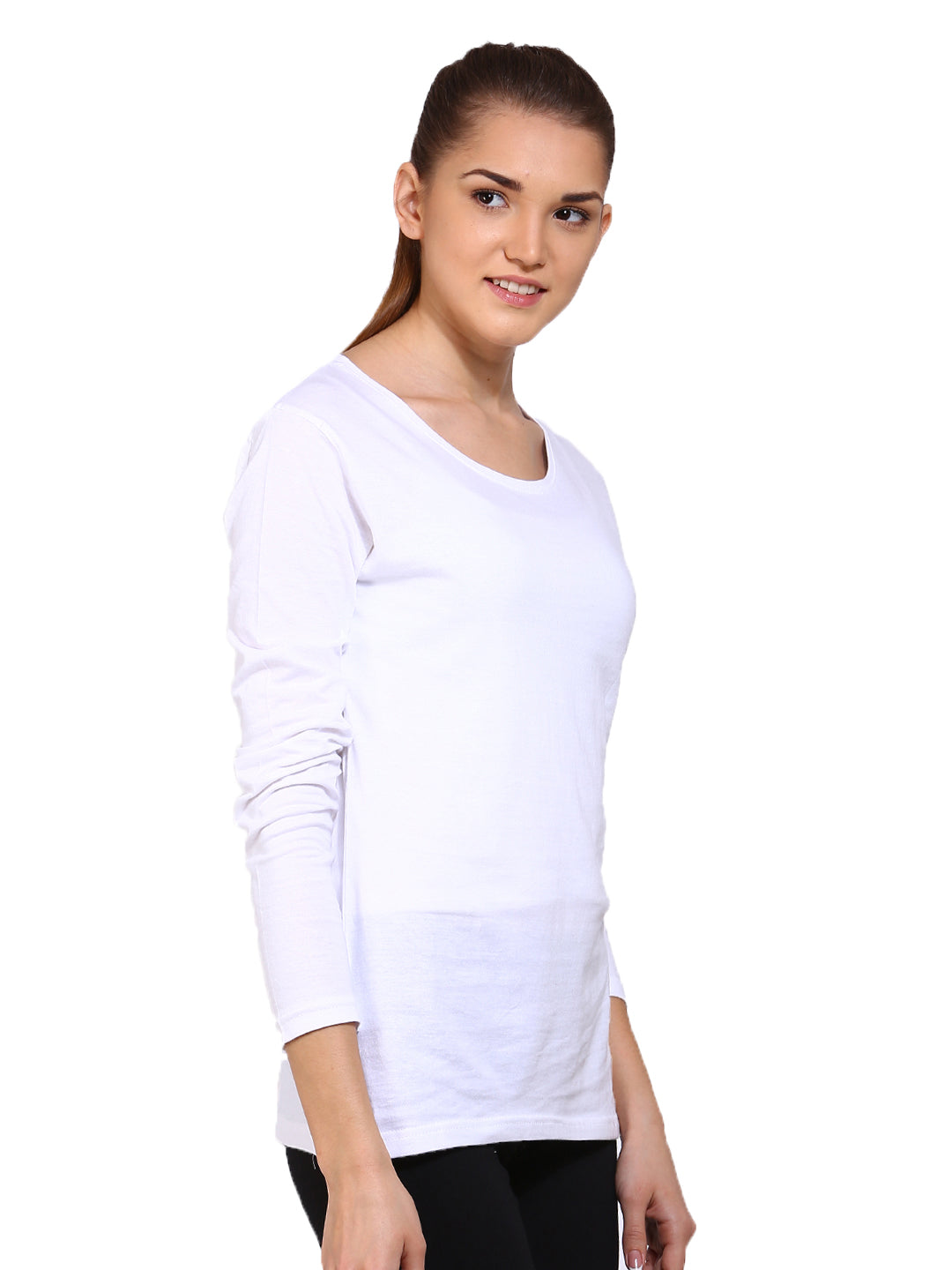 Ap'pulse Women's Long Sleeve Round Neck T-Shirt