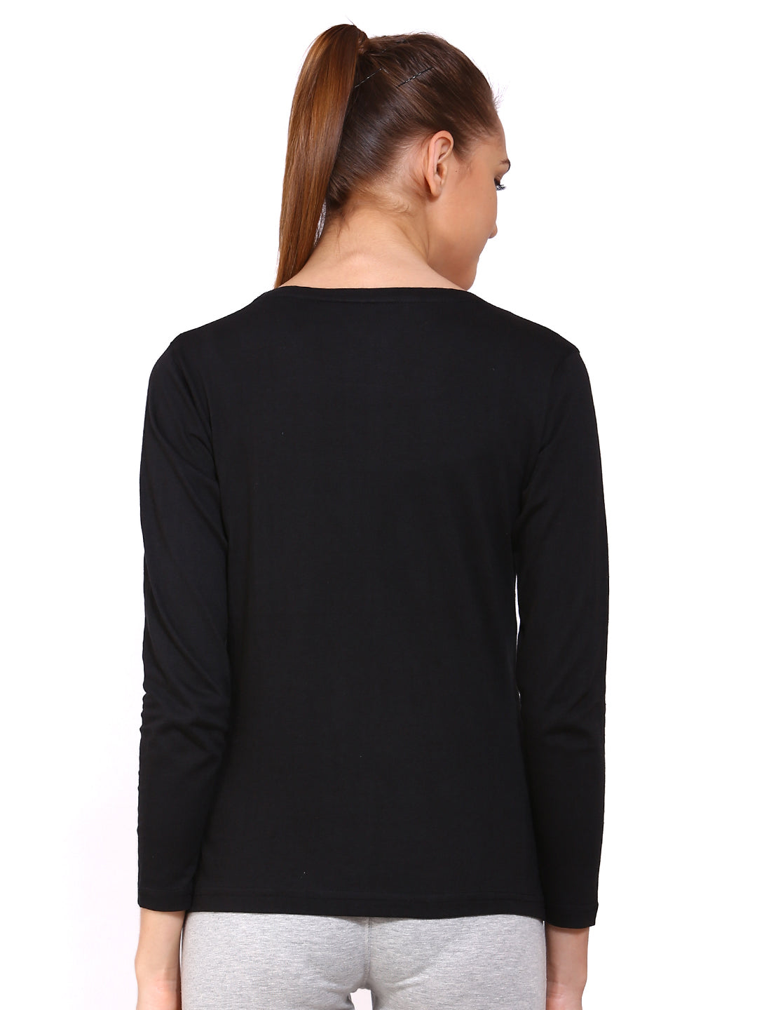 Ap'pulse Women's Long Sleeve Round Neck T-Shirt