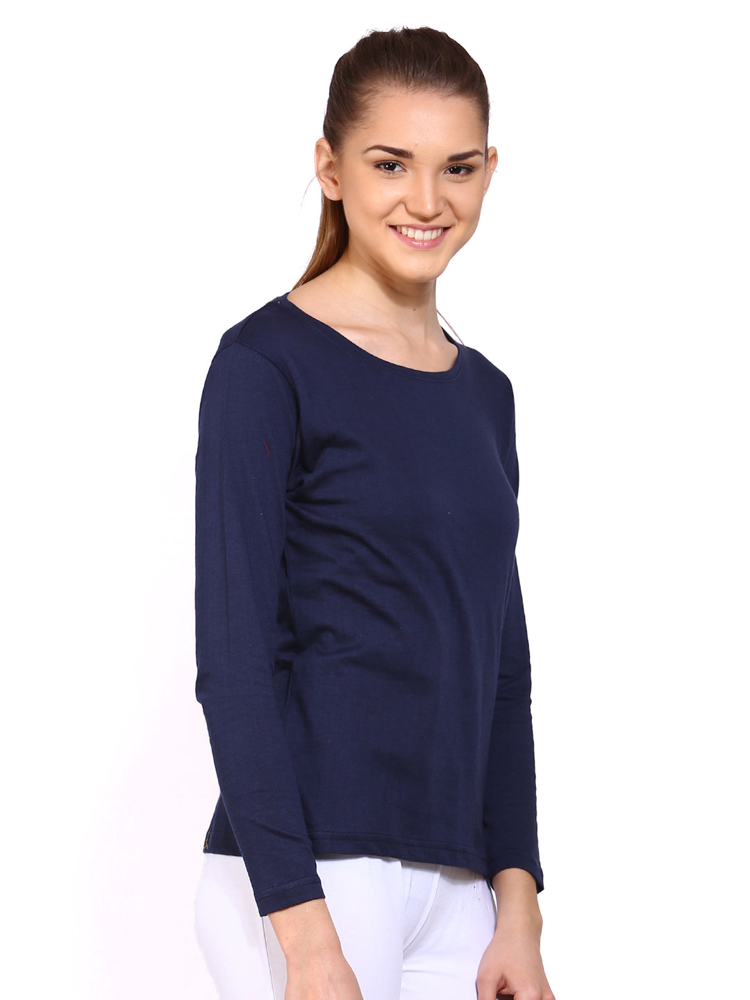 Ap'pulse Women's Long Sleeve Round Neck T-Shirt