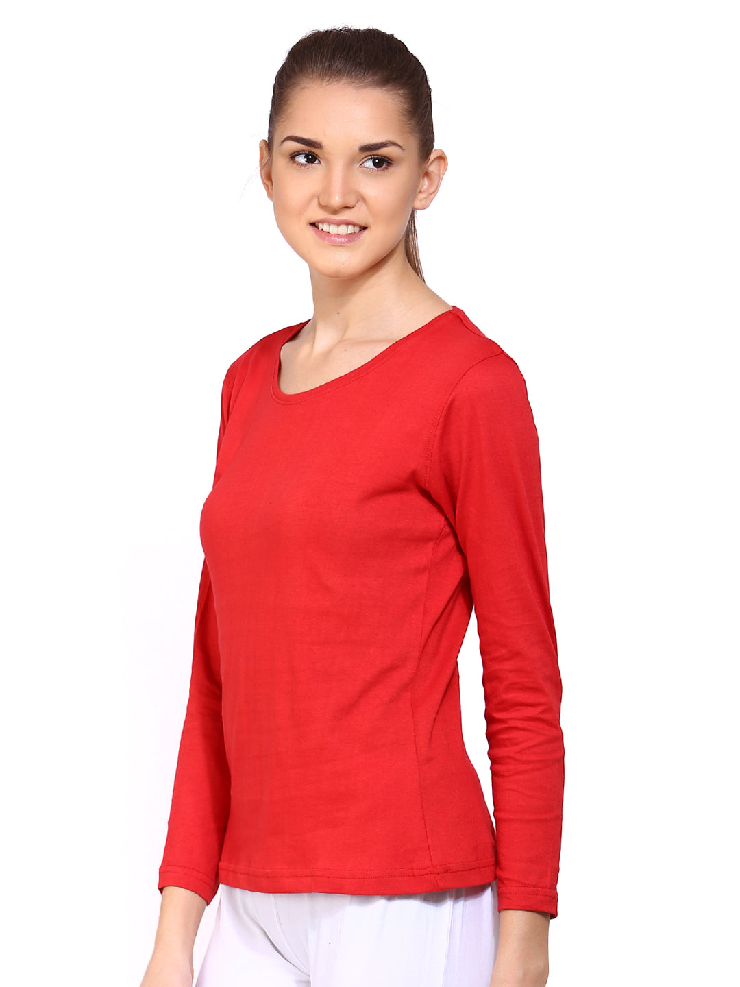 Ap'pulse Women's Long Sleeve Round Neck T-Shirt