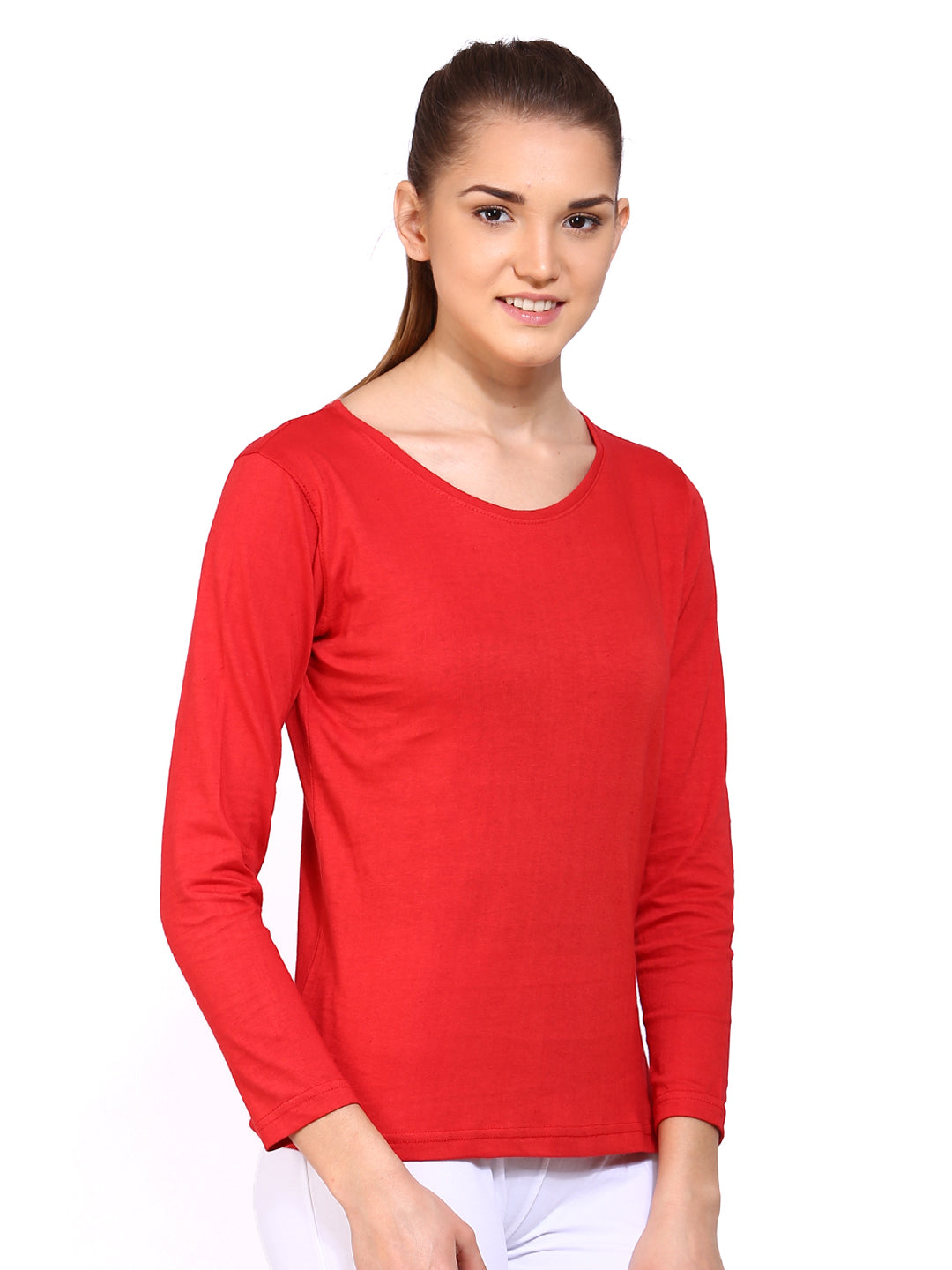 Ap'pulse Women's Long Sleeve Round Neck T-Shirt