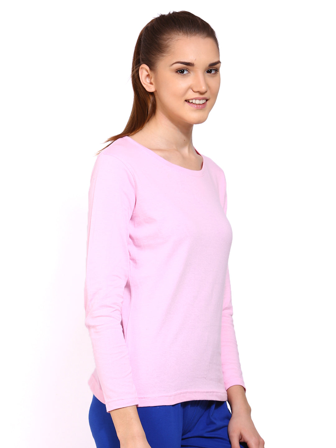 Ap'pulse Women's Long Sleeve Round Neck T-Shirt