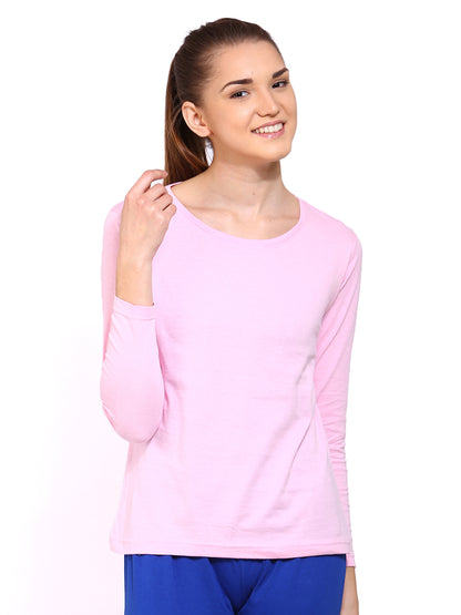Appulse Women's Long Sleeve Round Neck T-Shirt | Women | Premium Cotton | Activewear | Athleisure