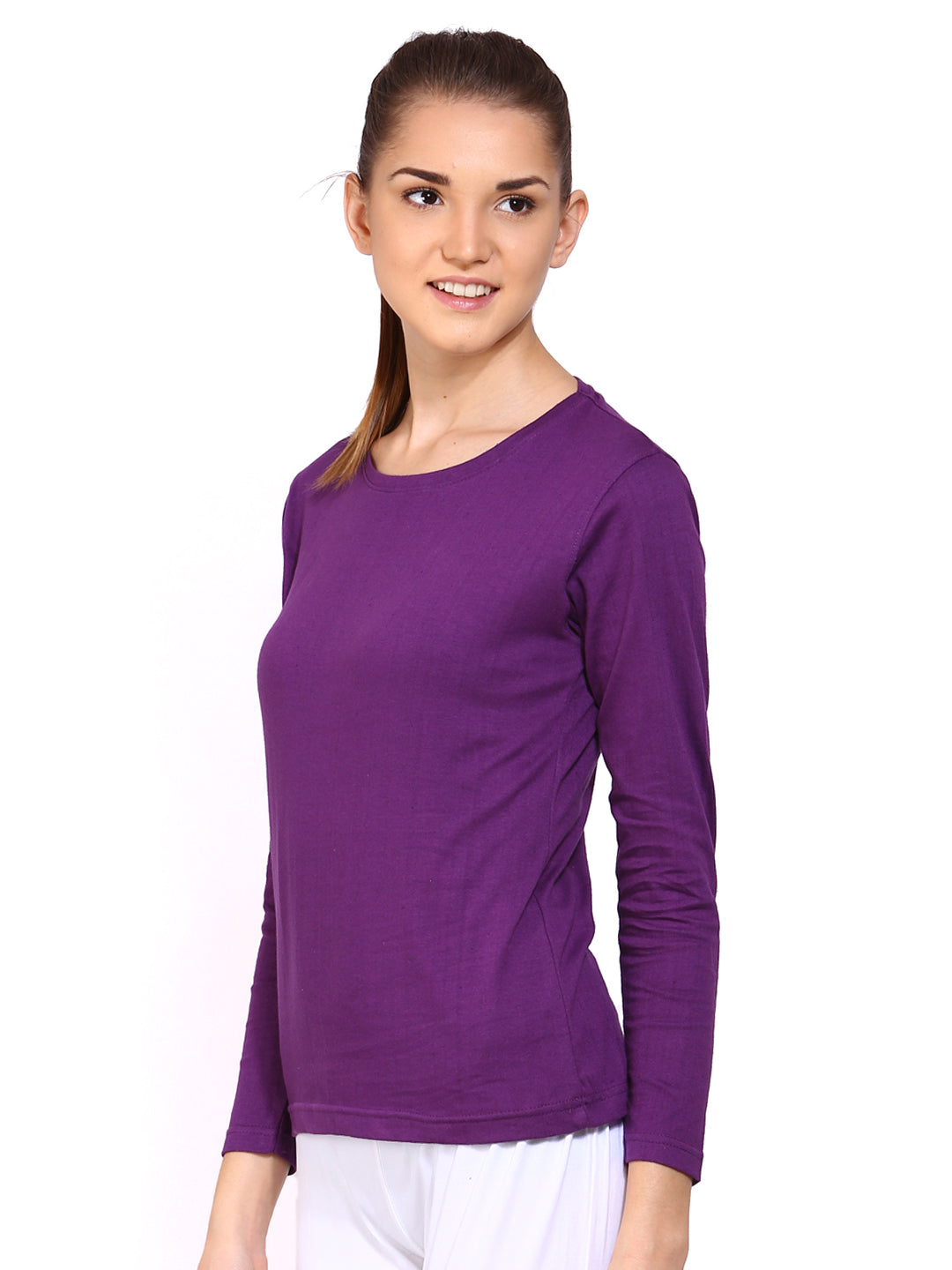 Ap'pulse Women's Long Sleeve Round Neck T-Shirt