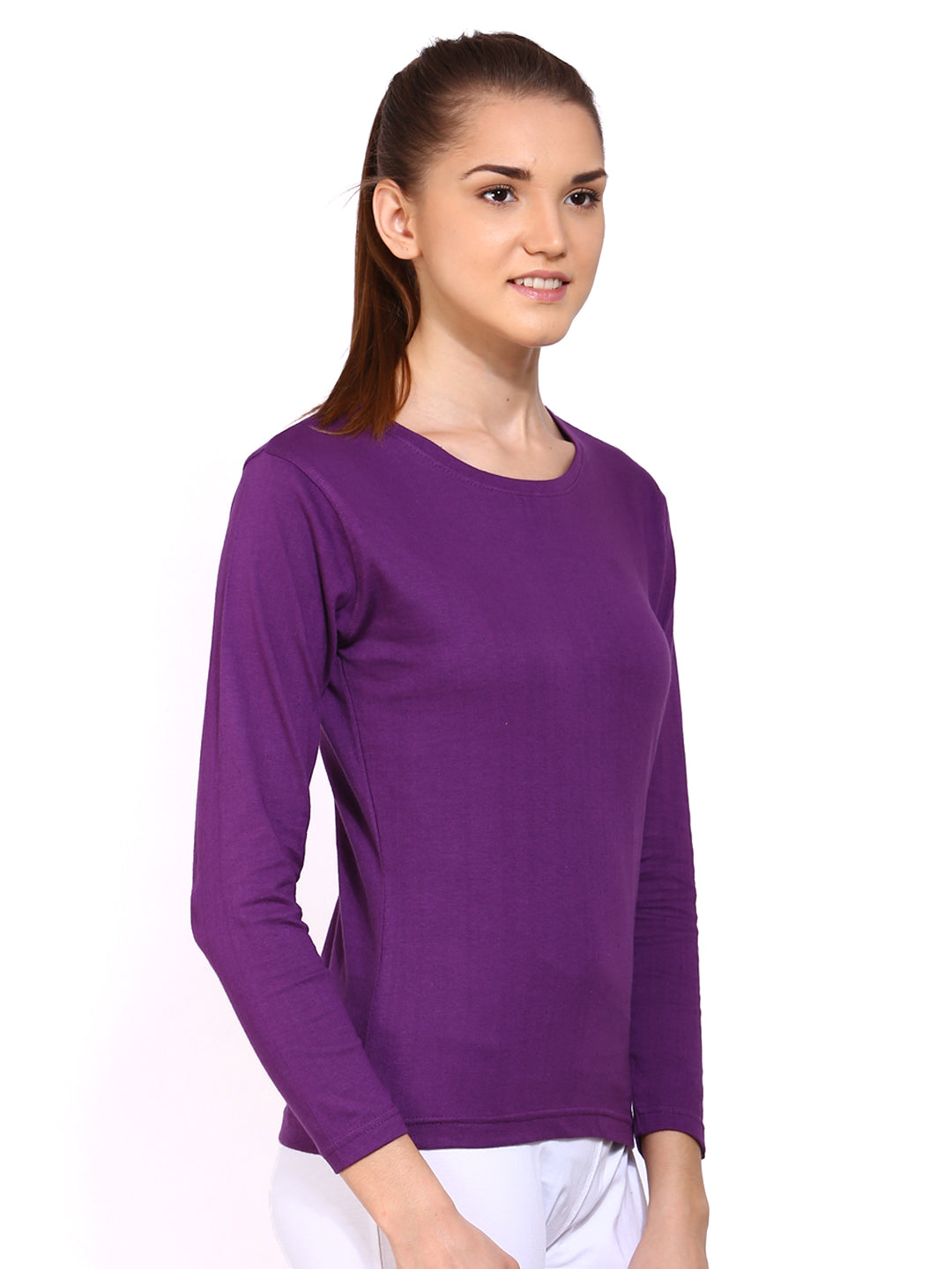 Ap'pulse Women's Long Sleeve Round Neck T-Shirt