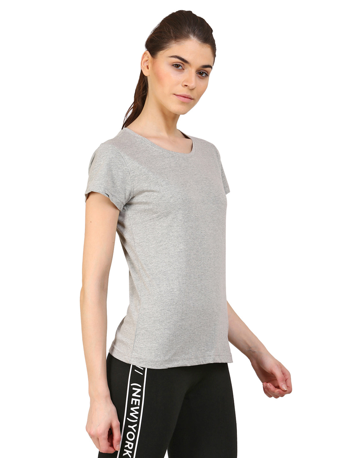 Ap'pulse Women's Short Sleeve Round neck Tshirt