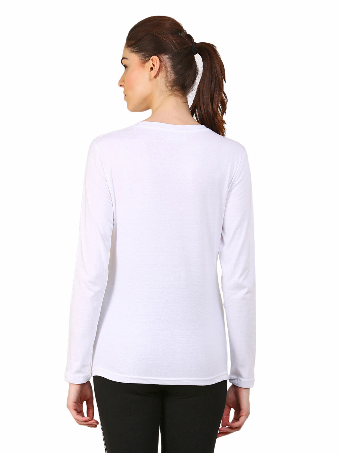 Ap'pulse Women's Long Sleeve V neck Tshirt