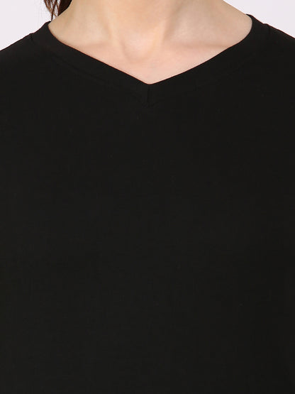Appulse Women's Long Sleeve V neck T-Shirt | Women | Premium Cotton | Activewear | Athleisure