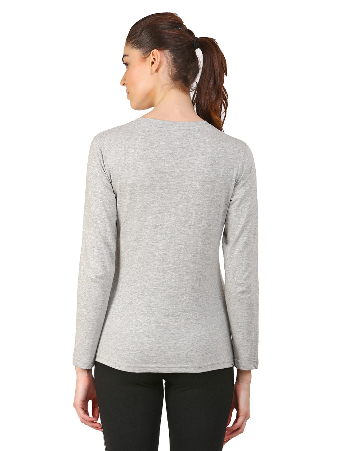 Ap'pulse Women's Long Sleeve V neck Tshirt