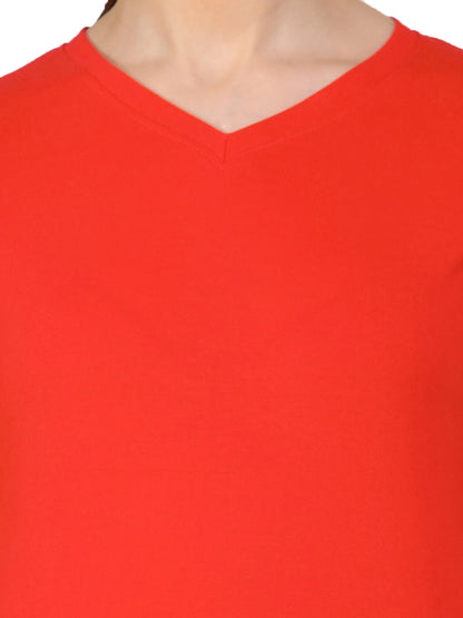 Appulse Women's Long Sleeve V neck T-Shirt | Women | Premium Cotton | Activewear | Athleisure