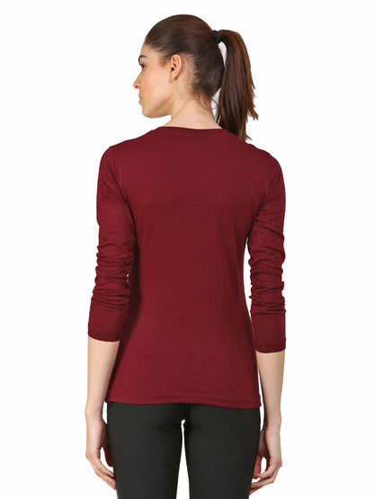 Appulse Women's Long Sleeve V neck T-Shirt | Women | Premium Cotton | Activewear | Athleisure