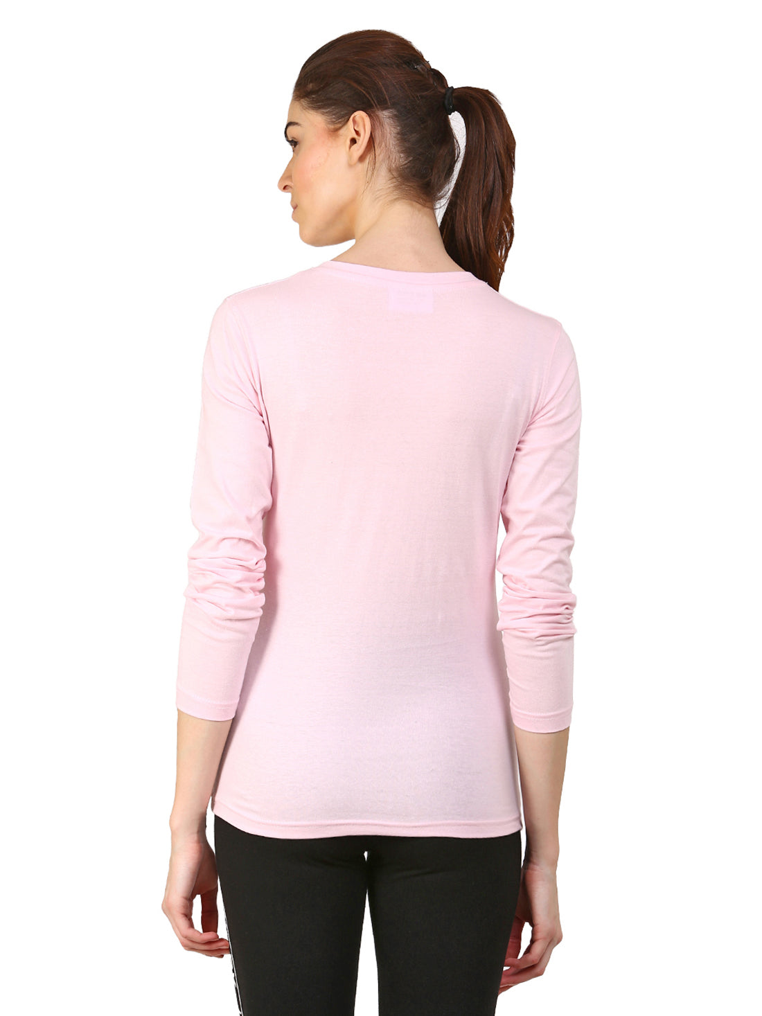 Ap'pulse Women's Long Sleeve V neck Tshirt