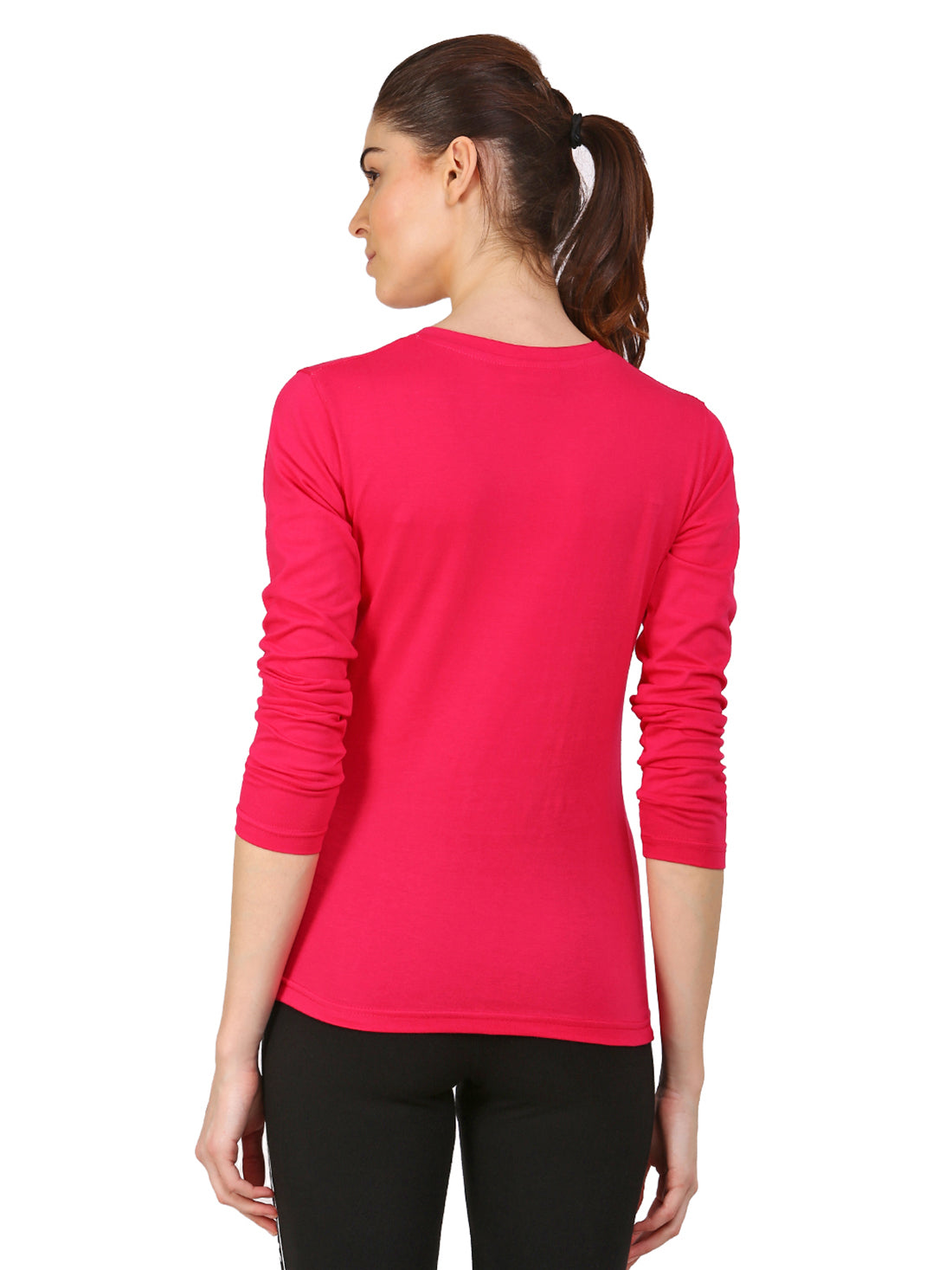 Ap'pulse Women's Long Sleeve V neck Tshirt