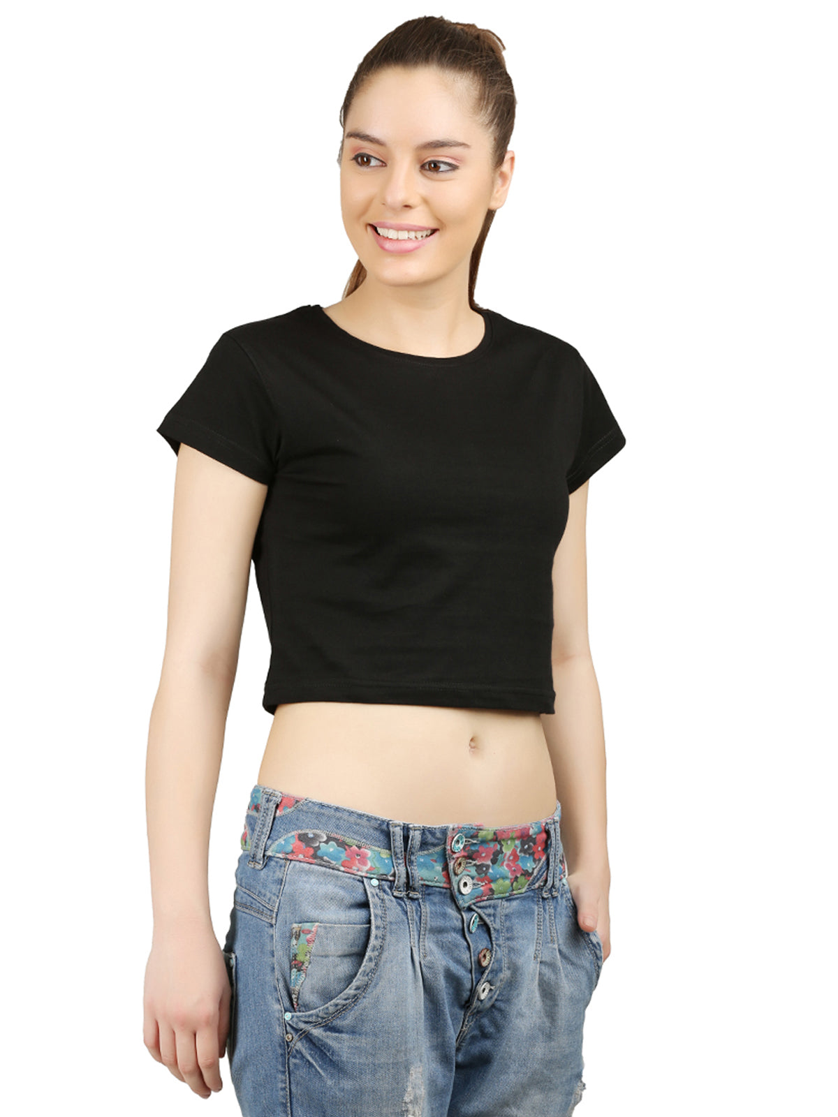 Ap'pulse Women's Short Sleeve Croptop