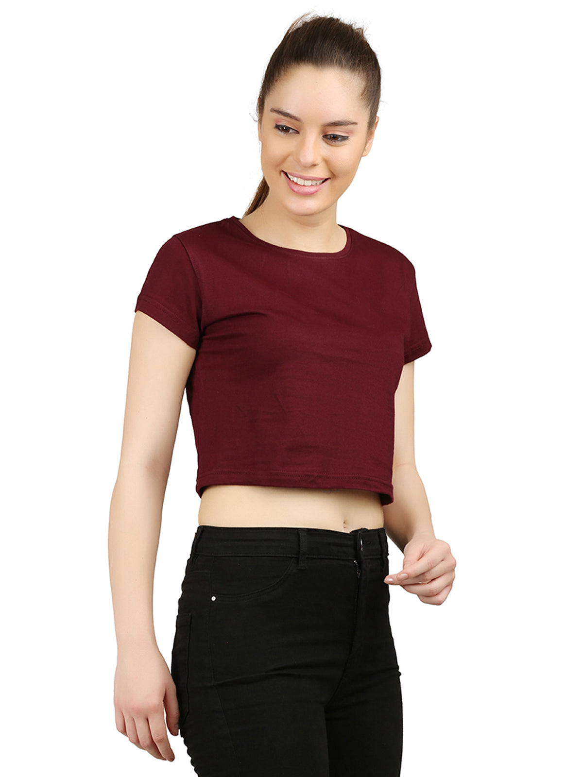 Ap'pulse Women's Short Sleeve Croptop