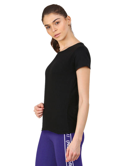 Appulse Women's Short Sleeve Round neck T-Shirt | Women | Premium Cotton | Activewear | Athleisure