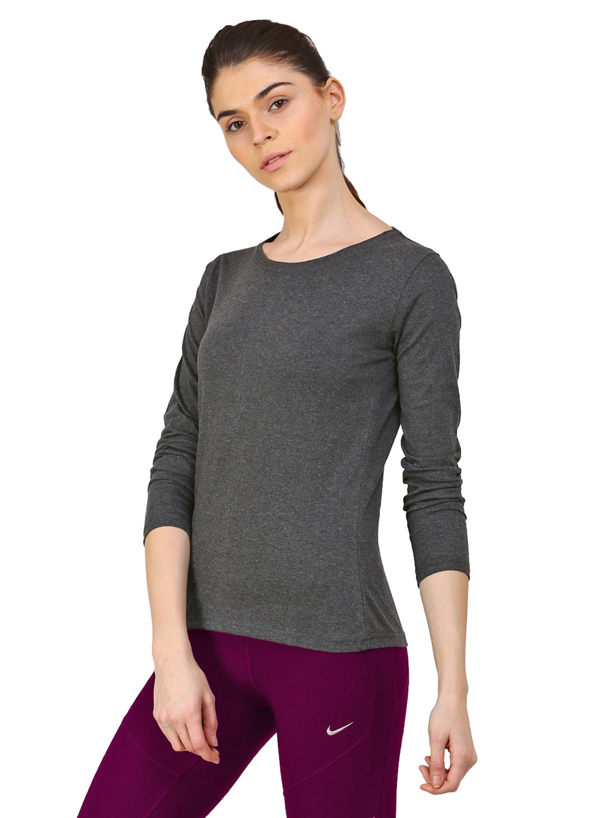 Ap'pulse Women's Long Sleeve Round neck Tshirt