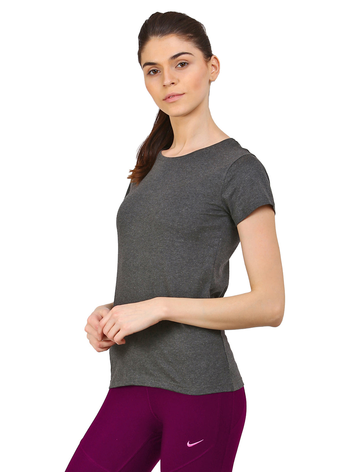 Ap'pulse Women's Short Sleeve Round neck Tshirt