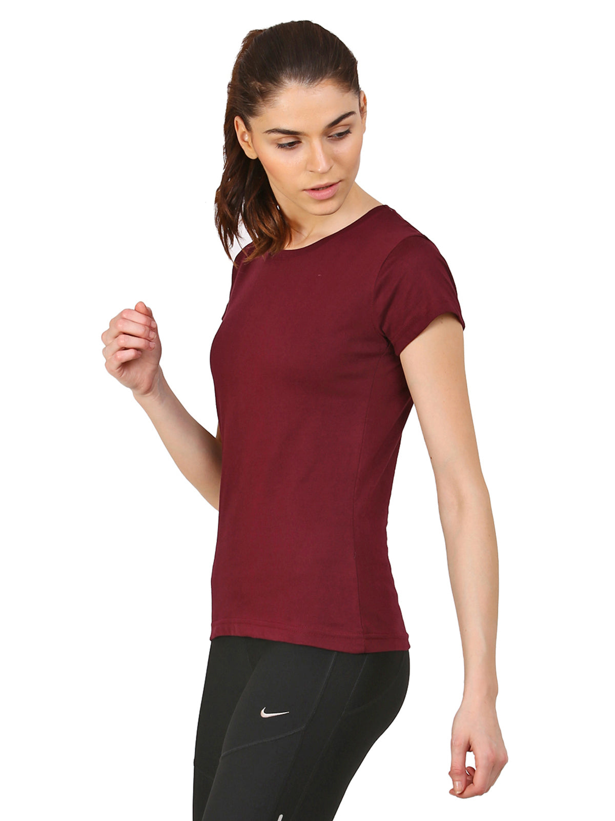 Ap'pulse Women's Short Sleeve Round neck Tshirt