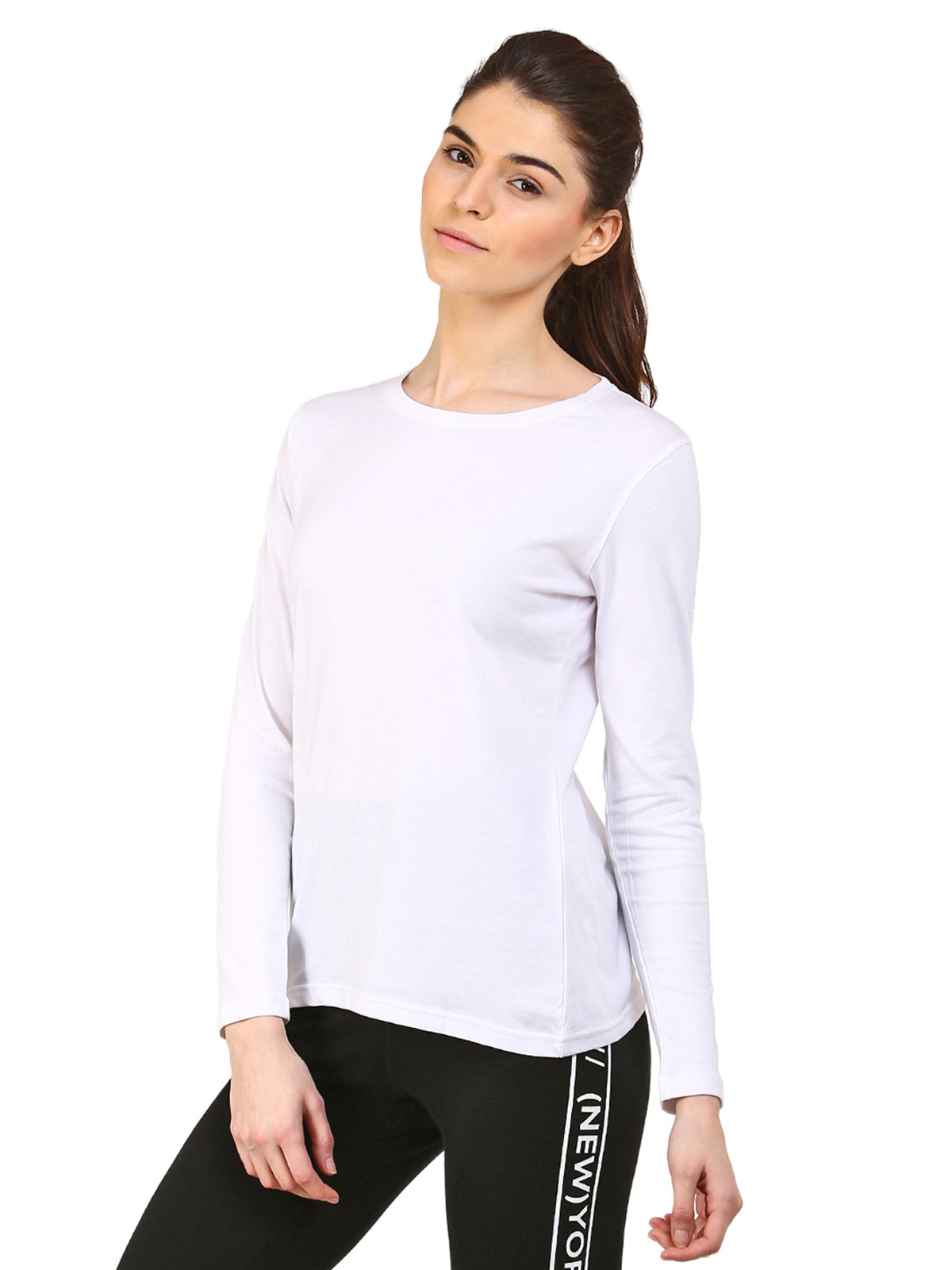 Ap'pulse Women's Long Sleeve Round neck Tshirt