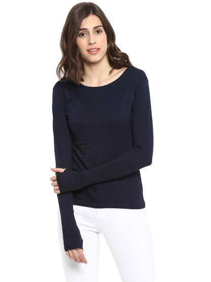Appulse Women's Long Sleeve Thumb Hole T-Shirt | Women | Premium Cotton | Activewear | Athleisure