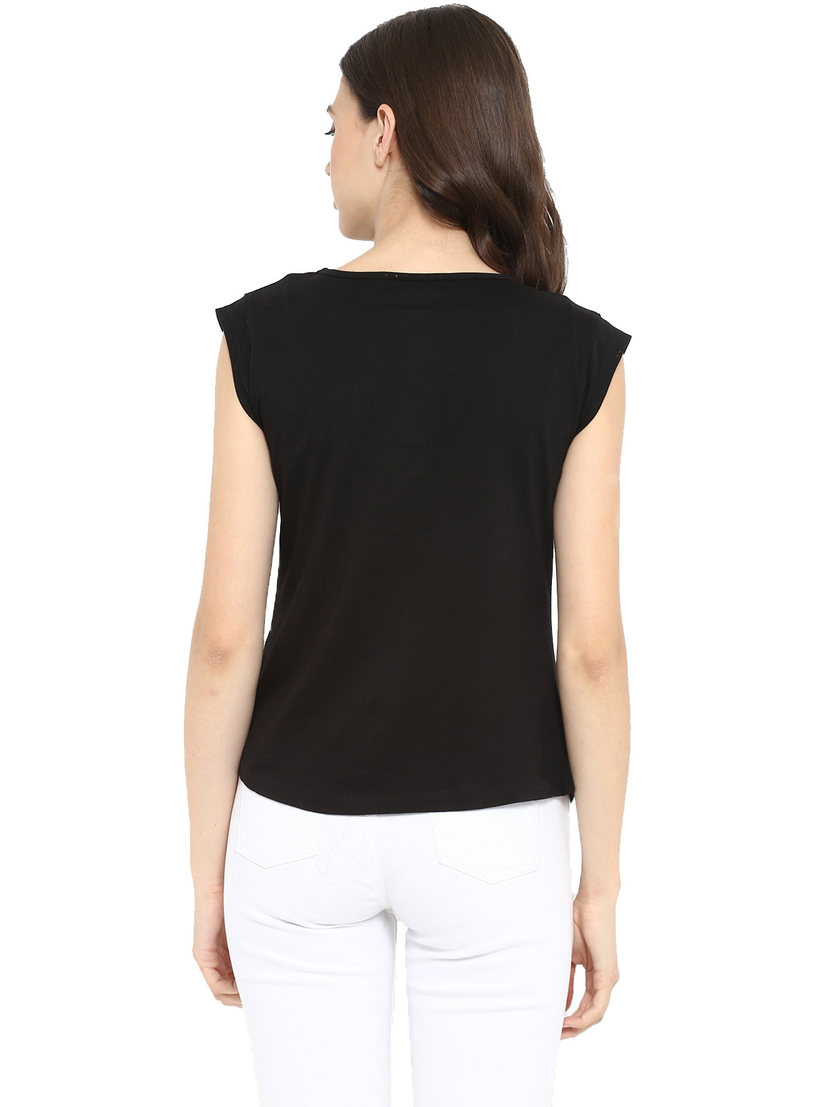 Ap'pulse Women's Cap Sleeve Tshirt