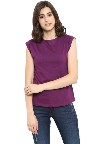Appulse Women's Cap Sleeve T-Shirt | Women | Premium Cotton | Activewear | Athleisure