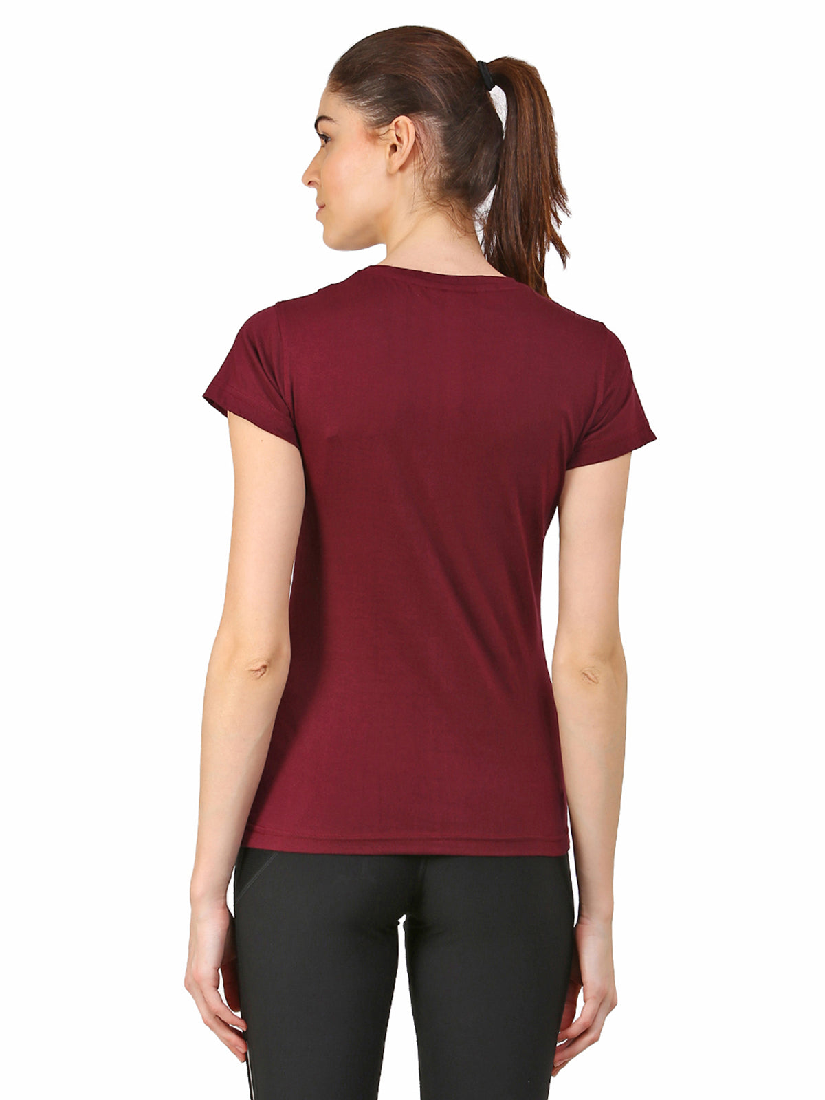 Ap'pulse Women's Short Sleeve Round neck Tshirt