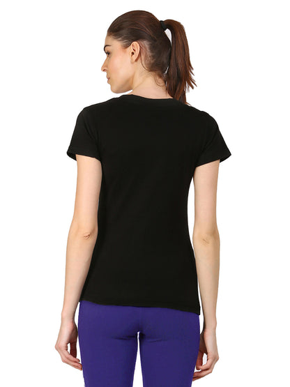Appulse Women's Short Sleeve V neck T-Shirt | Women | Premium Cotton | Activewear | Athleisure