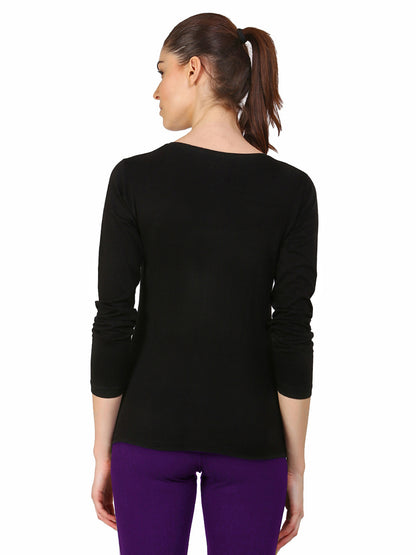 Appulse Women's Long Sleeve Round neck T-Shirt | Women | Premium Cotton | Activewear | Athleisure