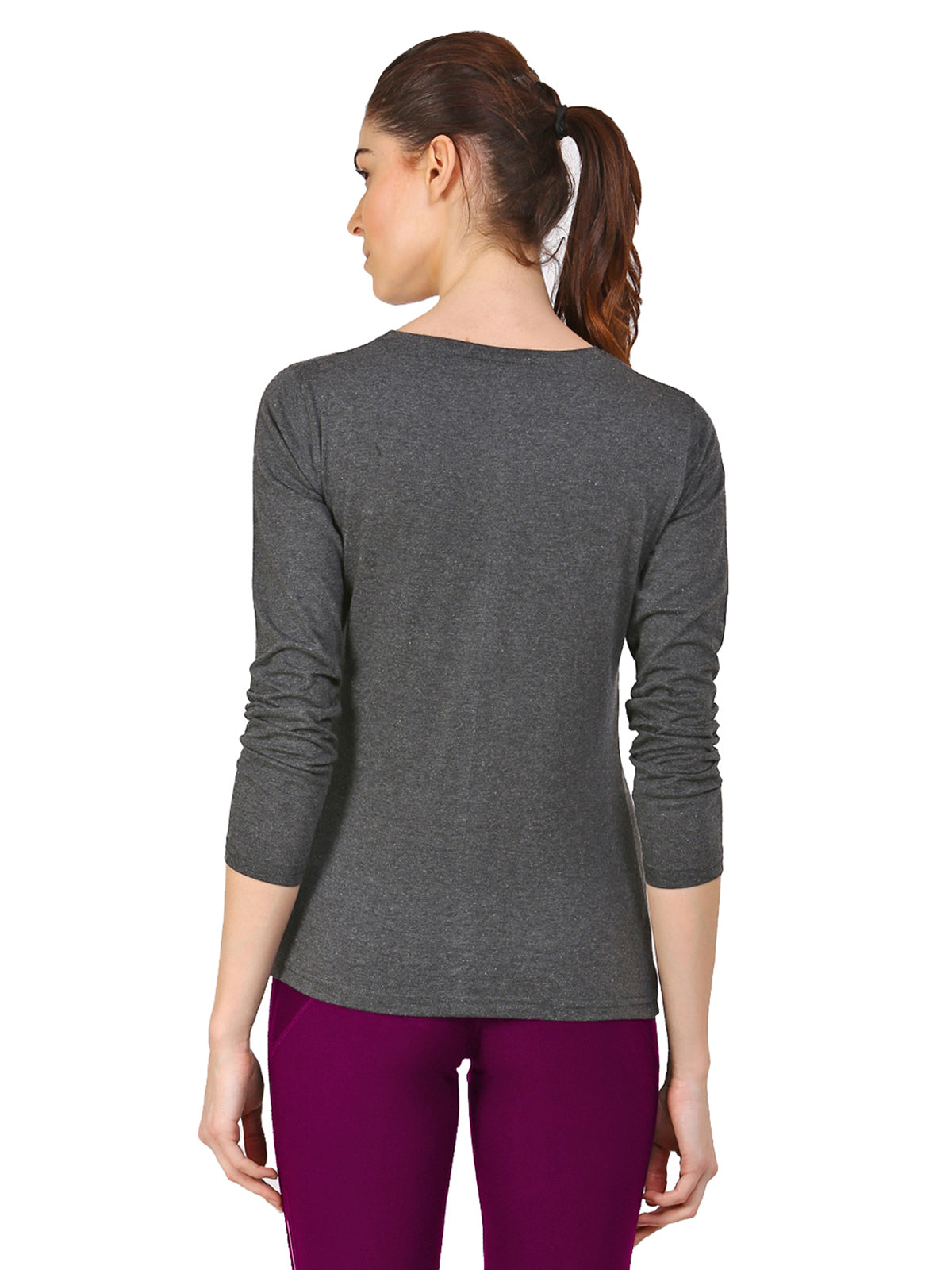 Ap'pulse Women's Long Sleeve Round neck Tshirt