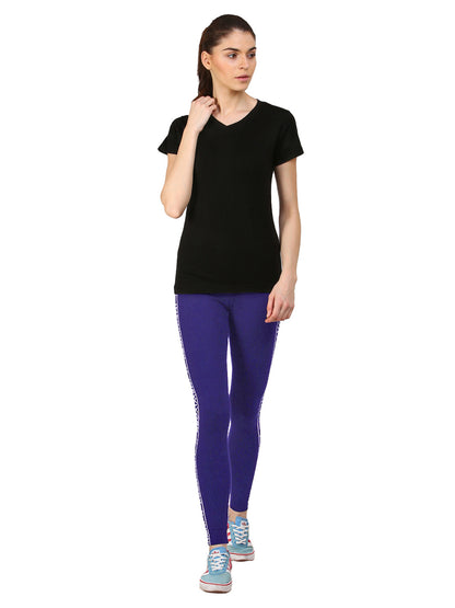 Appulse Women's Short Sleeve V neck T-Shirt | Women | Premium Cotton | Activewear | Athleisure